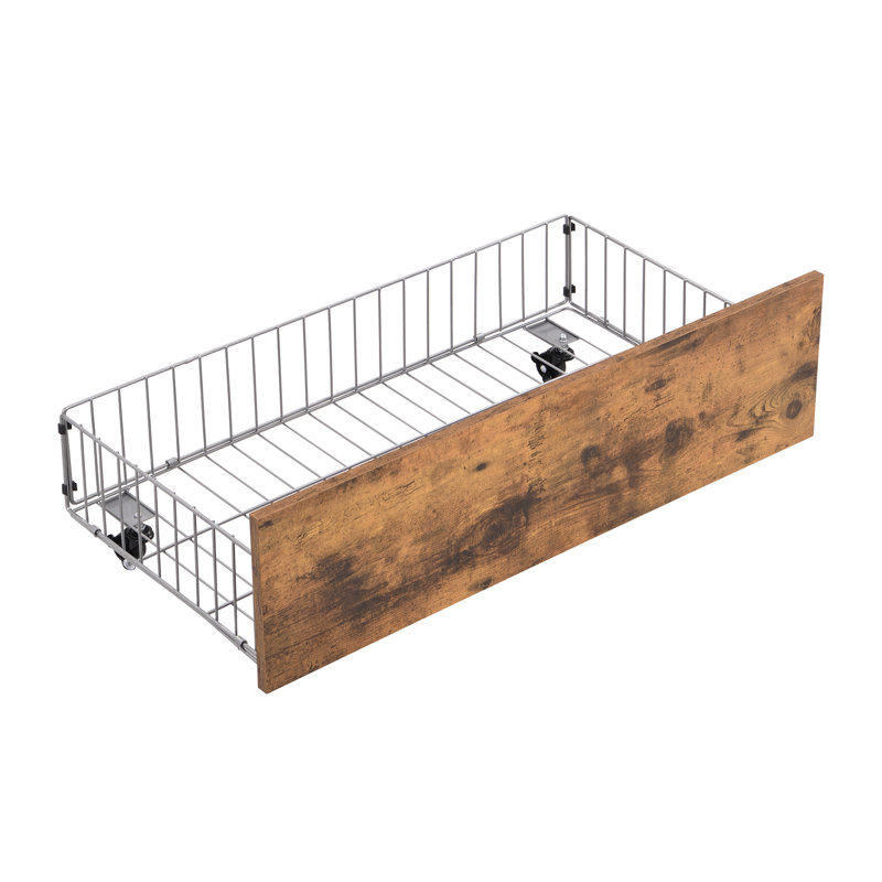 Twin Xl Over Bunk Bed In Silver With Board Guardrail And Storage - Metal Frame, Space Efficient Structure & , Functional