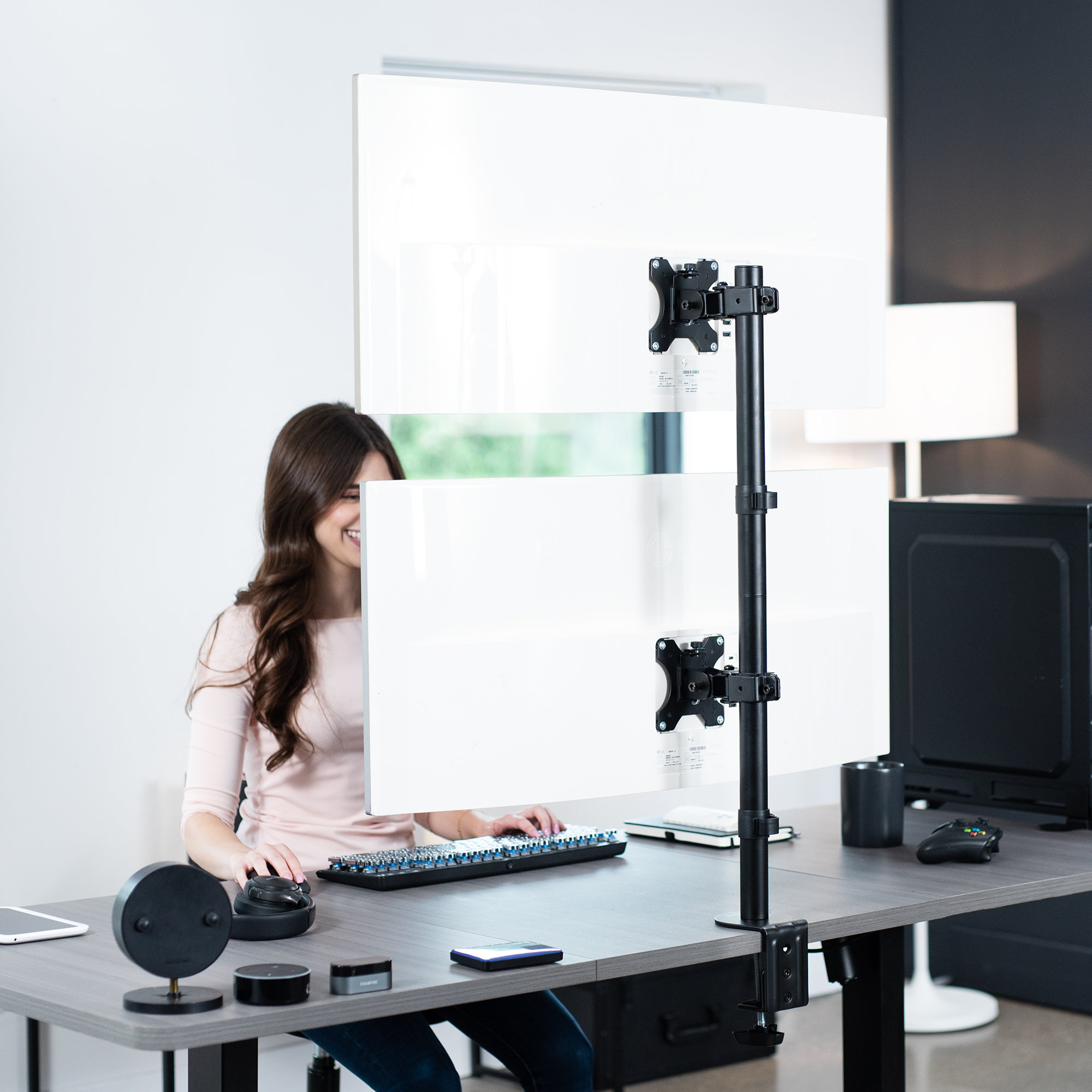 Vivo Dual Ultrawide Monitor Desk Mount, Standv200r Wayfair Canada