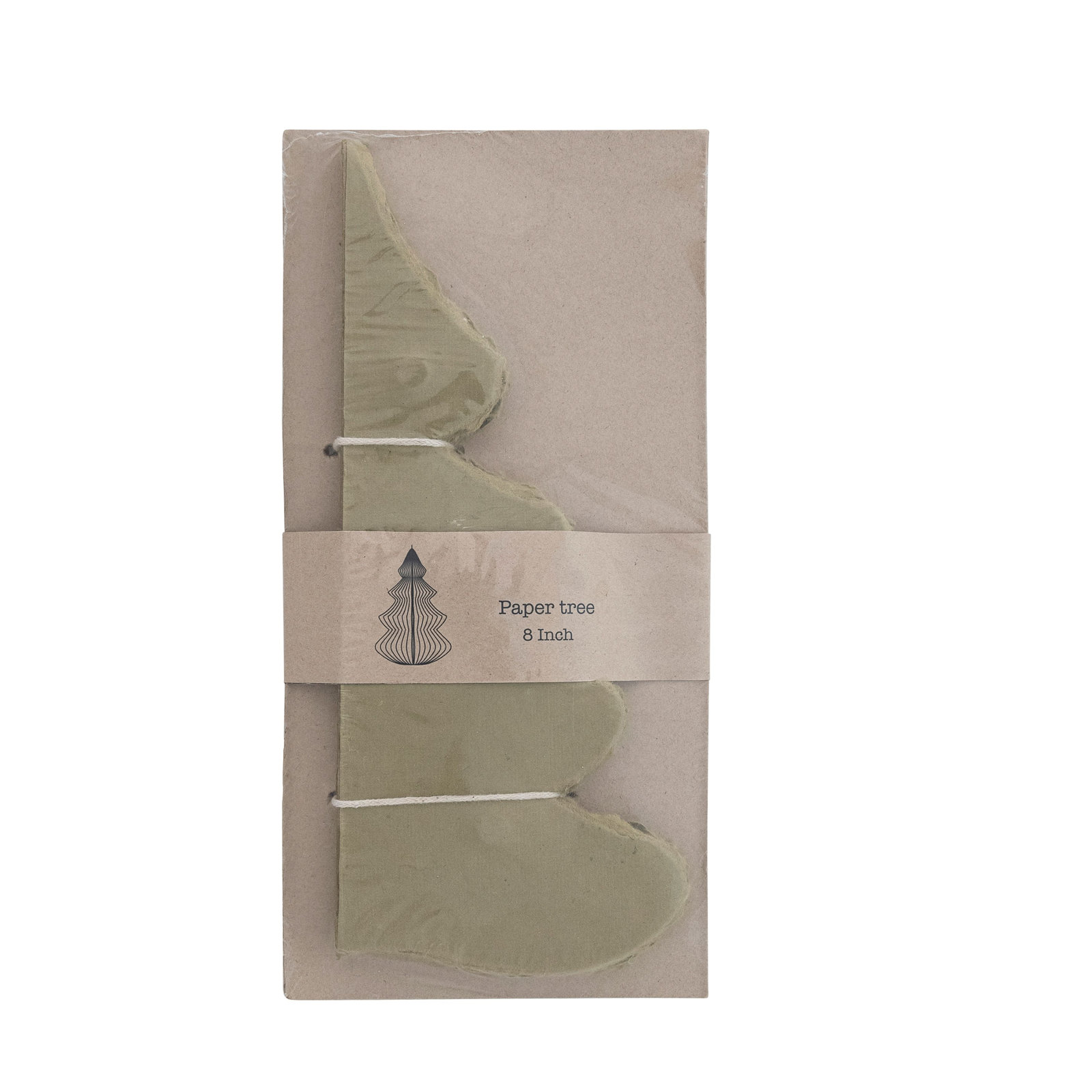 Handmade Paper Honeycomb Tabletop Tree, 8" H x 7" W