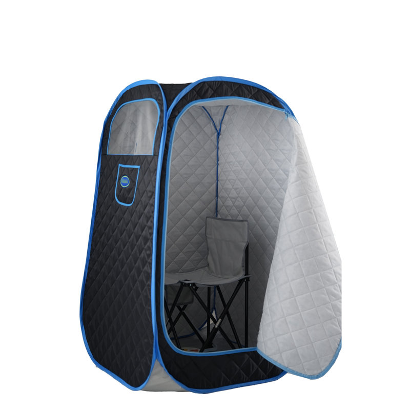 Tent With 200-Pound Support Chair - & Firm Portable Folding Steam Device Enjoy Spa Benefits Anywhere