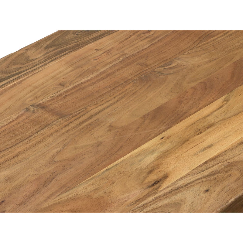 Rectangular Solid Acacia Wood Coffee Table