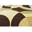 Tapis de zone brun/crème abstract Mccampbell-31653847