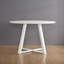 Ensemble de salle à manger 3 pièces, table à manger à tréteaux et 2 fauteuils bouclés-137787910