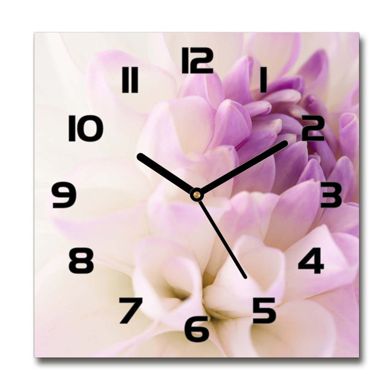 Ilyse Glass Wall Clock, Black