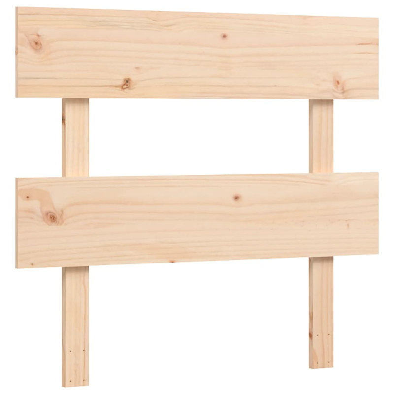 Bed Frame with Headboard, Small Single (2'6), Natural