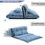 Fauteuil futon simple à dossier large de 43 po Theresa-716199248