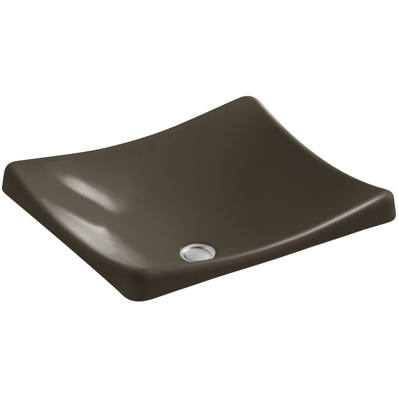 DemiLav Metal Specialty Vessel Bathroom Sink, Suède
