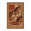 Tapis oriental classique brun / beige lavable à la machine Gladiator Auburndale Combat-934146445