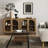 Sideboard Buffet With Glass Doors-2032354312