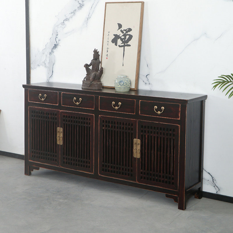 Large-Capacity Solid Wood Sideboard