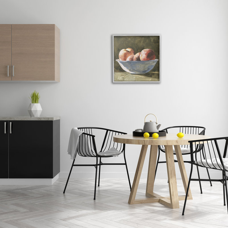 «Apples in Bowl Still Life», art de la giclée encadrée par Emma Caroline, Estampe numérique Farmhouse, H 24 po x l 24 po