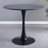 Round Table,  Dining Table, MDF Top And Steel Base Tulip Round Kitchen Table, Mid Century Coffee Table-1912630803-1920582671