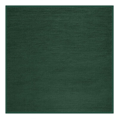 Tapis vert uni lavable à la machine