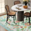 Tapis à motif floral Boho
