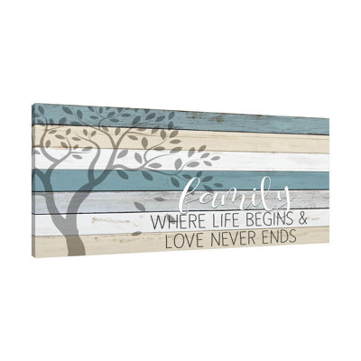 «Family Where Life Begins», toile tendue par Kimberly Allen, 14997