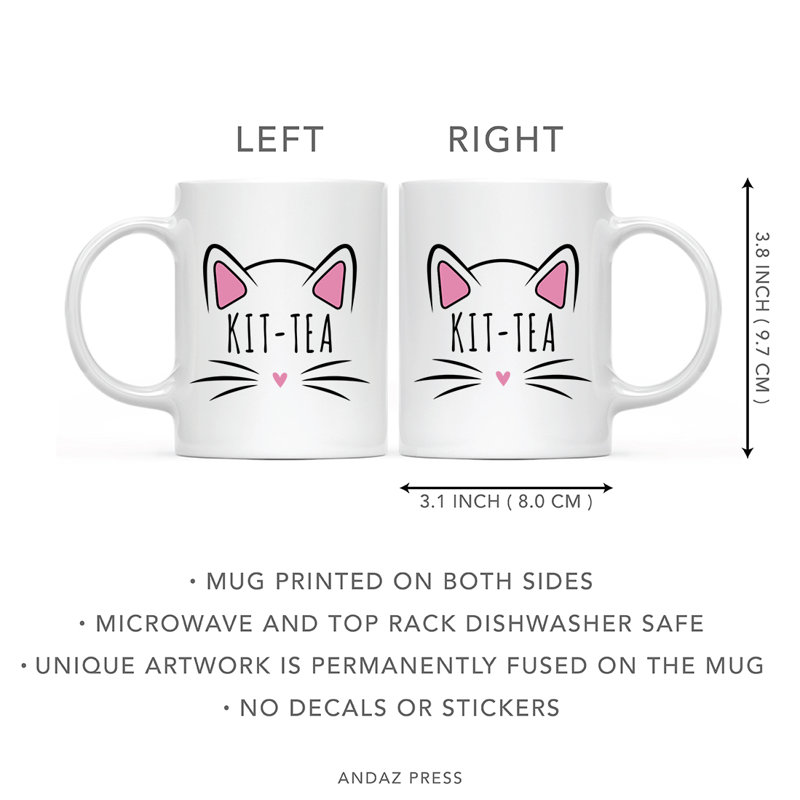 Tasse à café «Funny Cat Lover Naps», « Kit-Tea» - Chaton