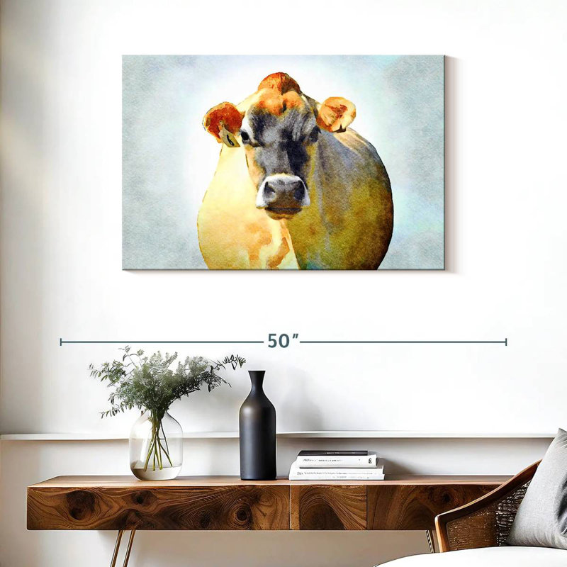 Grumpy Cow, 24" H x 36" W