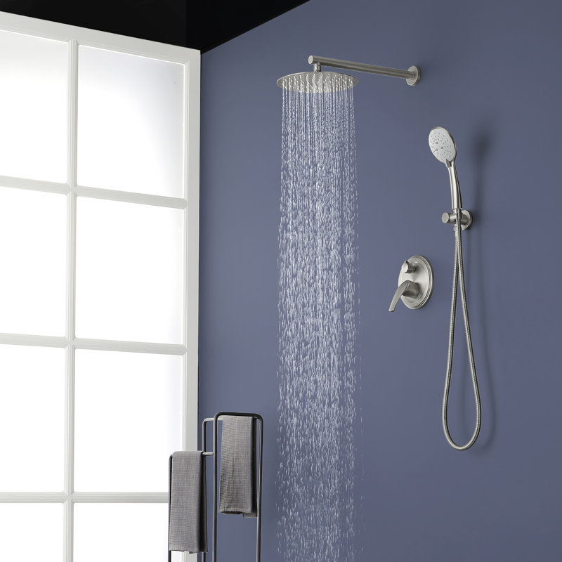All-In-One Kit with Rough in-Valve, Brushed Nickel