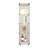 LED Lights  Glass Display Cabinet  Shelves With Door, Floor Standing Curio Bookshelf   Bedroom Office