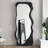 Medieval Style Unique-Shaped Wall-Mounted Floor-Standing Full-Length Mirror-118509589-118509590