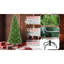 Arbre de Noël mince de 4 pi, 424 branches Pe + réalistes, installation simple à charnières, support stable, vestibules, décor de petits espaces, pointes mixtes de 48 po de la saison des Fêtes, structure, bureaux en métal faciles, coins décoratifs