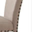 Confortables et élégantes chaises d'appoint en lin Nolan (ensemble de 2) pour des espaces de vie et de repas améliorés