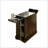 Transitional Side Table Storage Cabinet Pull Out Cup Holder And Built In USB Outlet, Gray