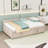 Full Upholstered Daybed with Twin Pop Up Trundle-1564635167