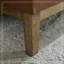 Banc-pouf capitonné en chenille avec pieds en bois et assise rembourrée capitonnée-243834667