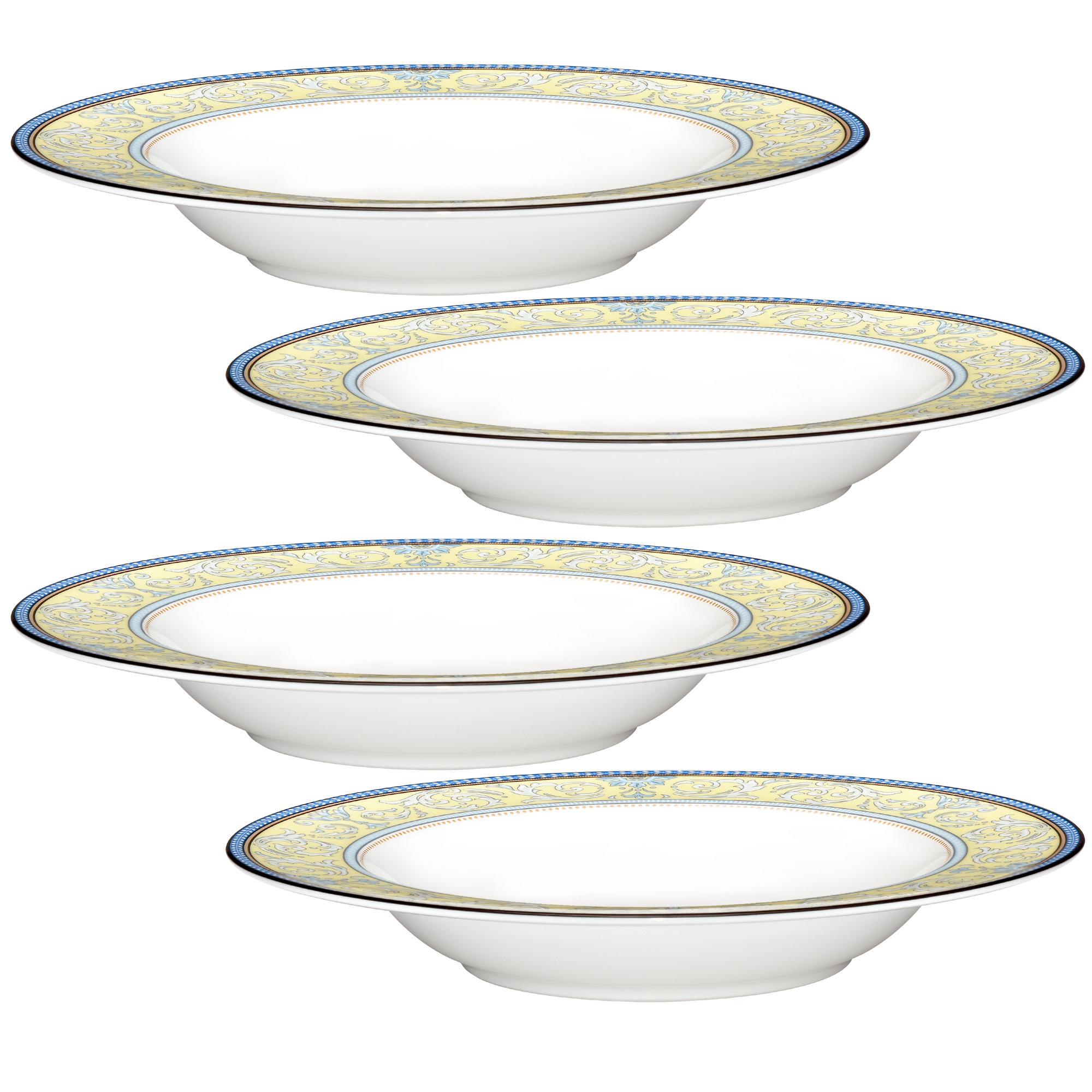 Noritake Menorca Palace Set Of 4 Soup Bowls, 8-1/4", 12 Oz. & Reviews | Wayfair