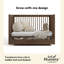 Lit de bébé convertible 5-en-1 Malta avec tiroir et garde-corps pour enfant Malta-132782064