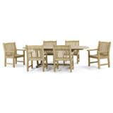 Montserrat Outdoor 7 - Piece Teak Dining Set