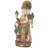 Cole And Grey Resin Ganesh Sculpture With Green, Blue, And Red Accents
