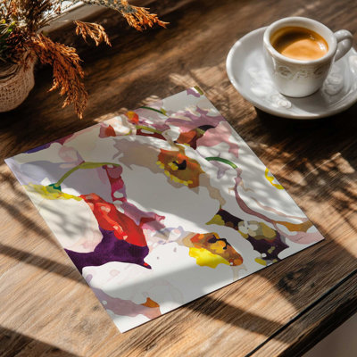 «Vivid Floral Expressions I», reproduction sur toile