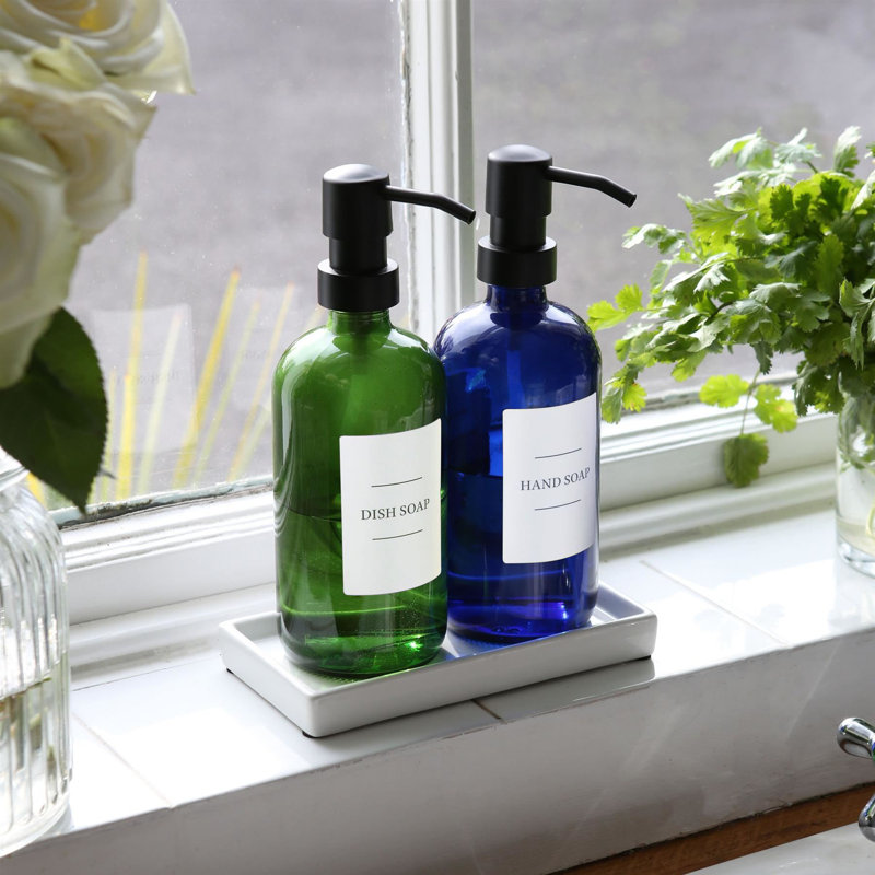 Bathroom Accessory, Green/White