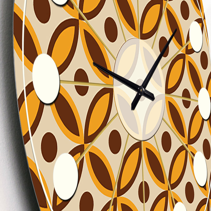 Horloge murale rétro Mid-Century, Petit