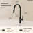 Dual-Function Single-Handle Pull-Down Kitchen Faucet with Swivel Spout-125426647
