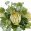 Faux Floral with Protea, Allium and Eucalyptus