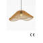 Élégant lustre réglable, structure en métal avec capuchon Rafia, 17 17,7 po x 7,5 po | Hauteur réglable: 7,5 à 21,7 pouces | Douille E27, 40 W maximum (ampoule non incluse) | Finition orange élégante, parfaite pour la décoration intérieure moderne