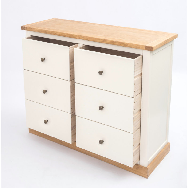 Ayva 110cm W 6 - Drawer Chest of Drawers