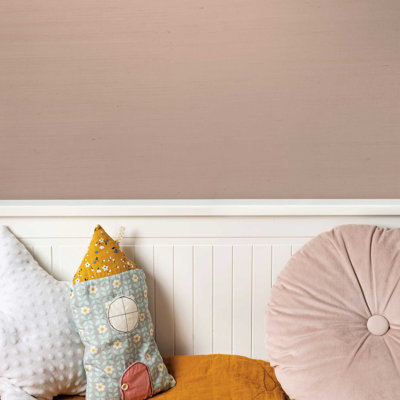 Sisal Monochromatic Authentic Grasscloth Wallpaper