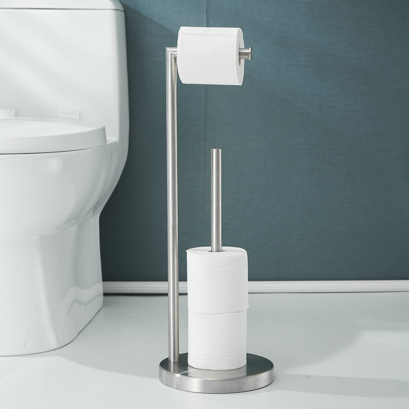 LUXESIT Freestanding Toilet Paper Holder