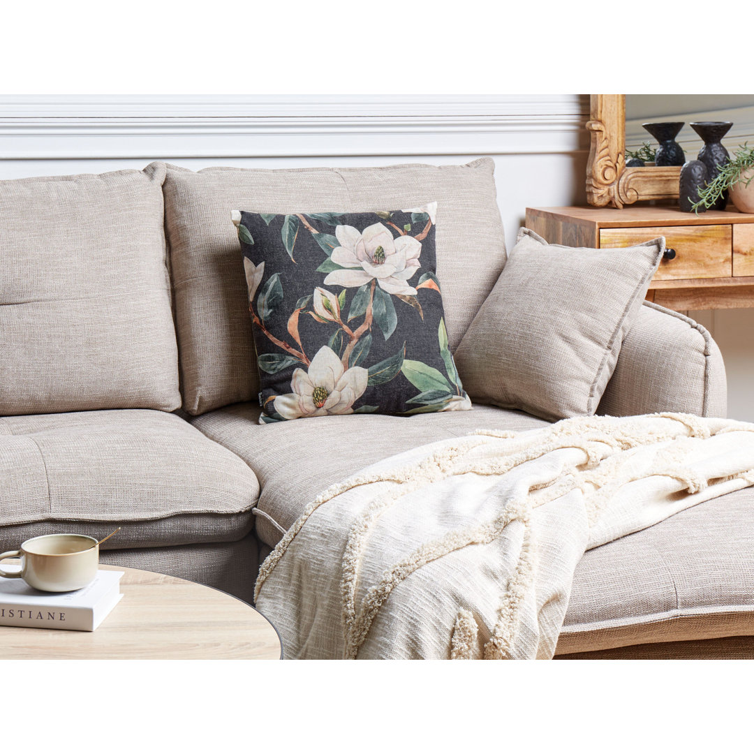 Hairston Floral Square Throw Cushion mit Füllung