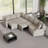 126" L-Shaped Sofa Sectional Sofa Couch Pull Out Sofa Bed With Charging Devices And Cup Holders For Living Room-114234622