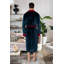  Peignoir en molleton mi-mollet avec poches-236677909-236677917