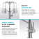 KRAUS Coda Commercial Style 2-Function Single Handle Pull Down Kitchen Faucet