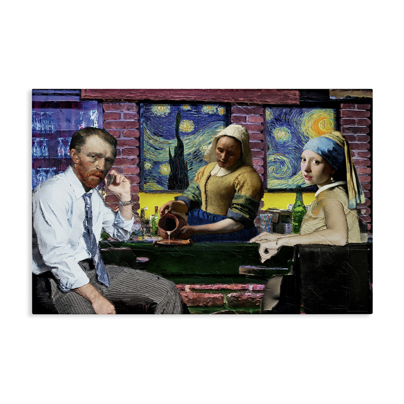 "Classic Paintings Gathered", art mural par Reinders, H 24 po x l 36 po