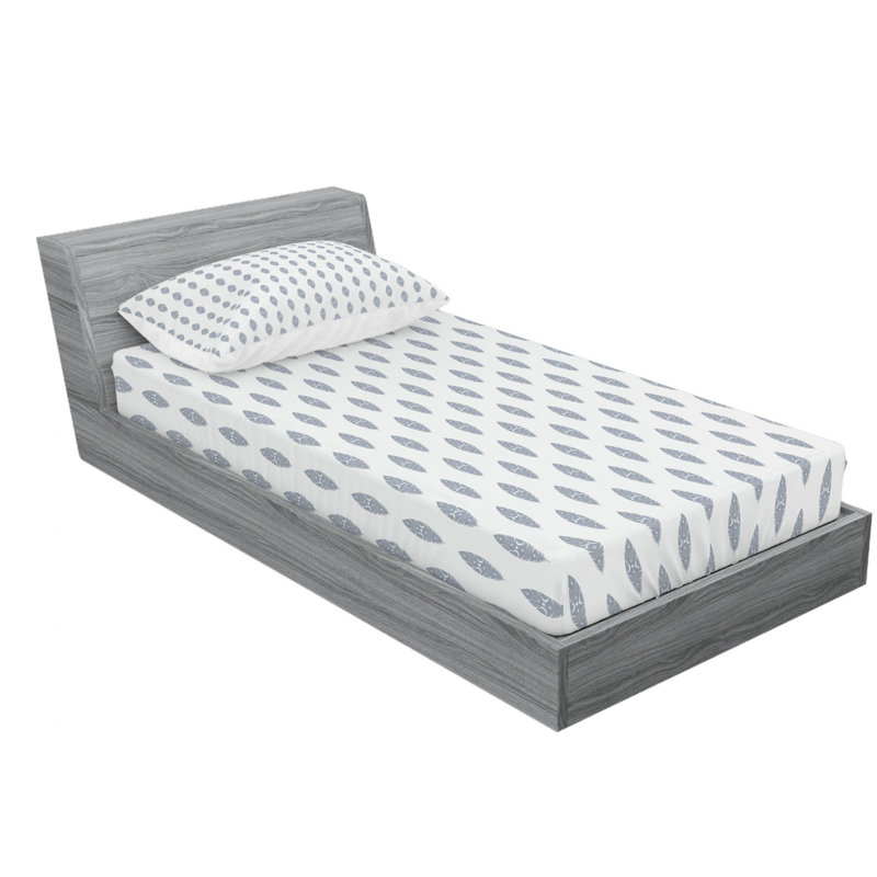 Microfiber Sheet Set, Twin Sheet Set with Fitted Sheet