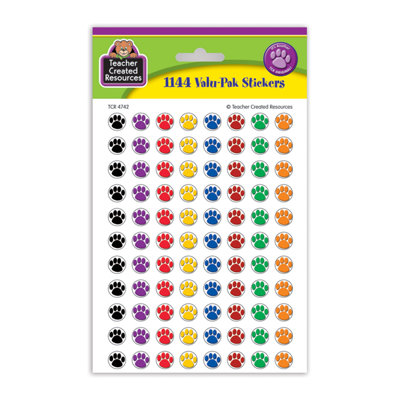 Mini autocollant paw prints