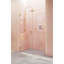Illume 47 in. x 78 in. Fully Frameless Wall Hinge Shower Door-286592726